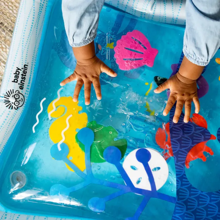 Baby Einstein Fidget & Sensory Toys | Early Development Toys>Opus's Ocean Of Discovery Tummy Time Water Mat