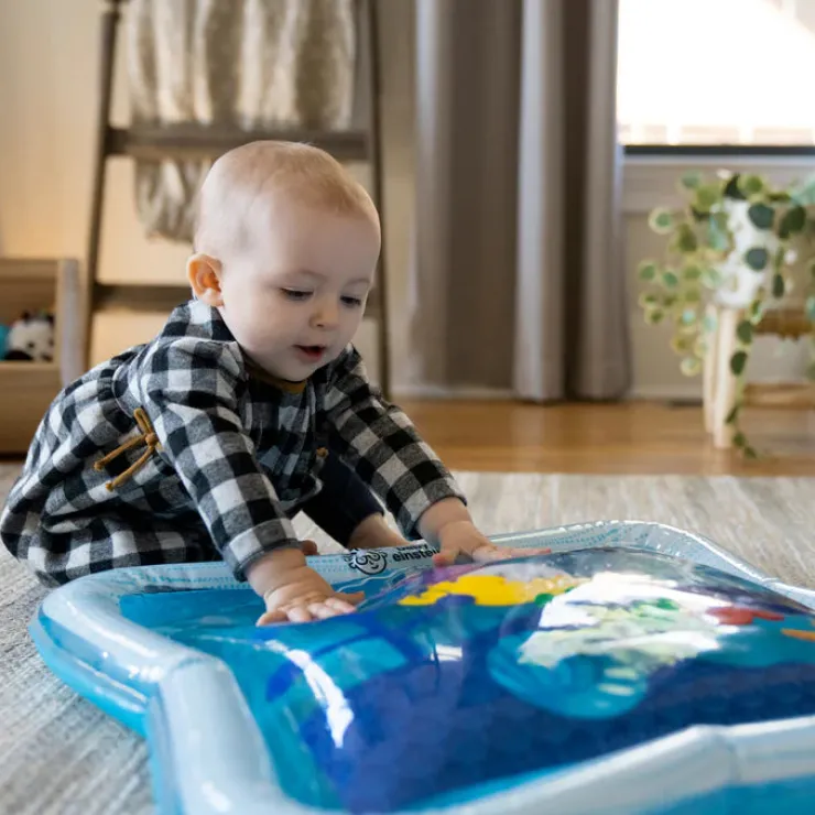 Baby Einstein Fidget & Sensory Toys | Early Development Toys>Opus's Ocean Of Discovery Tummy Time Water Mat