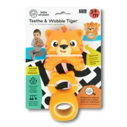 Baby Einstein Rattles & Teethers | Early Development Toys>* Teethe & Wobble Tiger Teether Toy