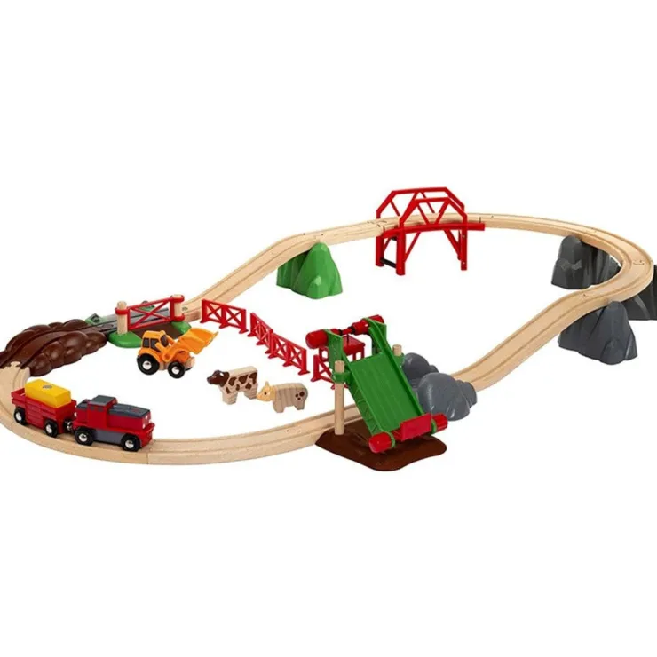 Brio Wooden Toys | Trains & Train Sets>World Animal Farm Set