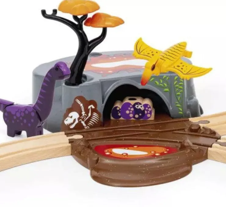 Brio Wooden Toys | Trains & Train Sets>World Dinosaur Adventure Set