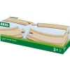 Brio Wooden Toys | Trains & Train Sets>World Large Curved Tracks 4 Pieces