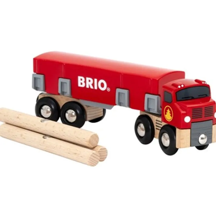 Brio Wooden Toys | Trains & Train Sets>World Lumber Truck