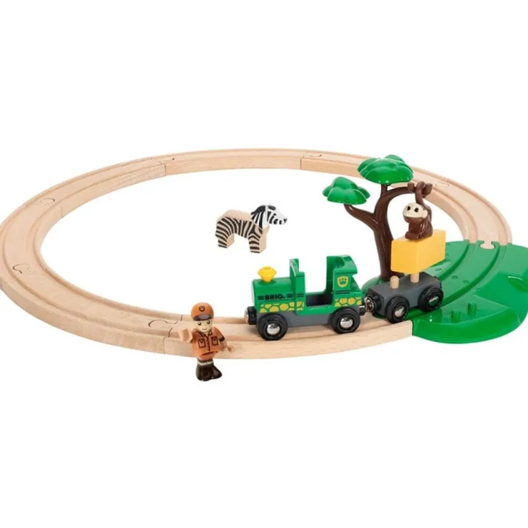 Brio Wooden Toys | Trains & Train Sets>World Safari Railway Set