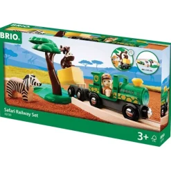 Brio Wooden Toys | Trains & Train Sets>World Safari Railway Set