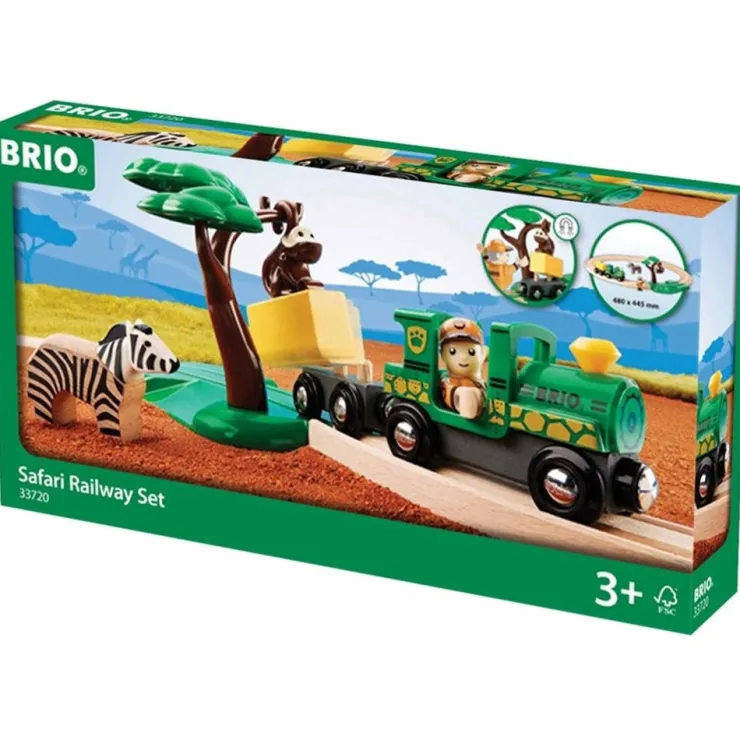 Brio Wooden Toys | Trains & Train Sets>World Safari Railway Set