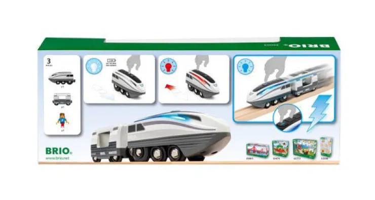 Brio Trains & Train Sets | Transport Toys>World Turbo Train 3 Pieces