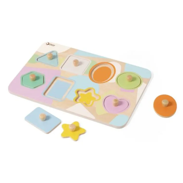 Classic World Wooden Toys | Jigsaw Puzzles>Geometry Puzzle