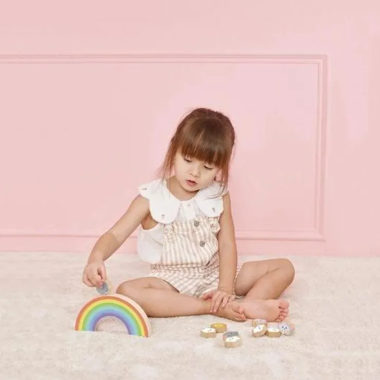Classic World Wooden Toys | Early Development Toys>* Rainbow Balancing Toy