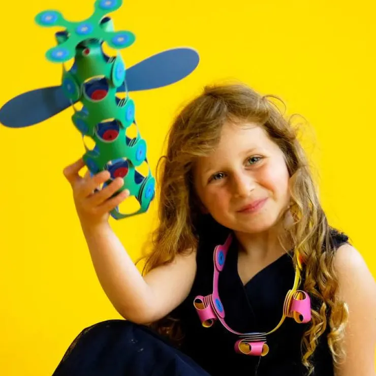 Clixo Steam Toys | Magnetic Construction>Crew Pack - Blue/Green (30pc)
