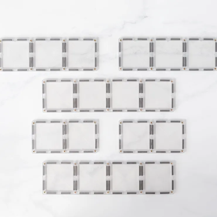 Connetix Magnetic Construction | Building Sets>Clear Rectangle Pack 12pc