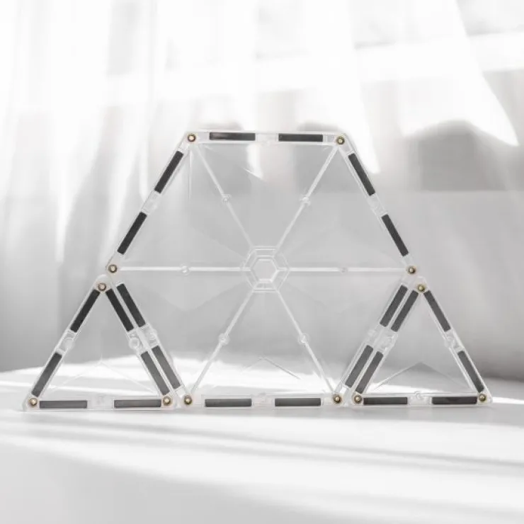 Connetix Building Sets | Magnetic Tiles>Clear Starter Pack 34pc