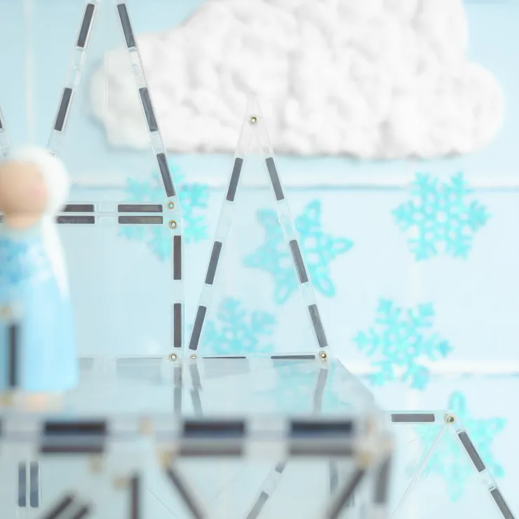 Connetix Building Sets | Magnetic Tiles>Clear Starter Pack 34pc