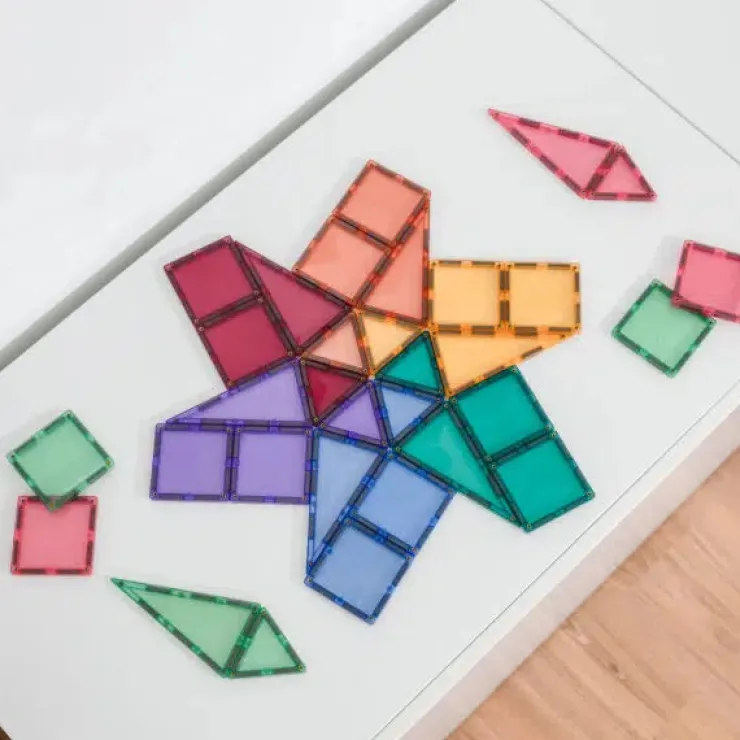 Connetix Building Sets | Magnetic Tiles>Pastel Mini Pack 32pc