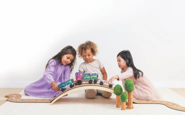 Connetix Building Sets | Magnetic Tiles>Pastel Transport Pack 50pc