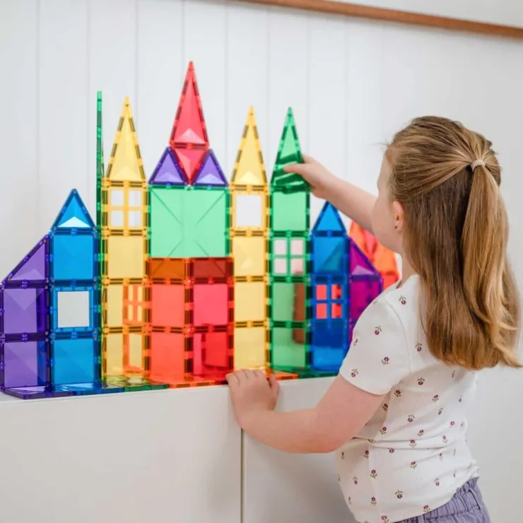 Connetix Building Sets | Magnetic Tiles>Rainbow Creative Pack 102pc