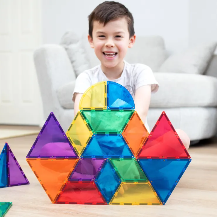 Connetix Building Sets | Magnetic Tiles>Rainbow Shape Expansion Pack 36pc
