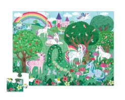 Crocodile Creek Jigsaw Puzzles | 3 Years+>36pc Floor Puzzle - Unicorn Garden