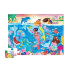 Crocodile Creek Jigsaw Puzzles | 3 Years+>36pc Floor Puzzle - Mermaid Dreams*