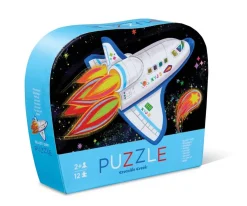 Crocodile Creek Jigsaw Puzzles | 2 Years+>12pc Mini Puzzle - Rocket