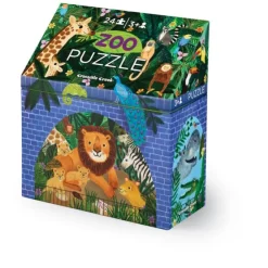 Crocodile Creek Jigsaw Puzzles | 3 Years+>24pc Zoo Puzzle