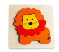 Discoveroo Wooden Toys | Jigsaw Puzzles>Chunky Puzzle - Lion