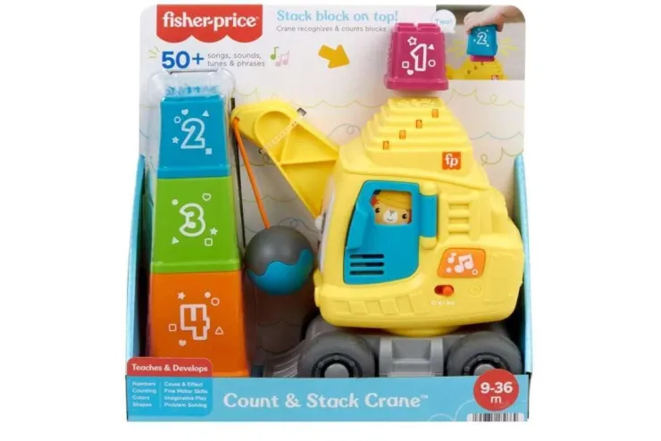 Fisher-Price Early Development Toys | Electronic Learning Products>Count & Stack Crane