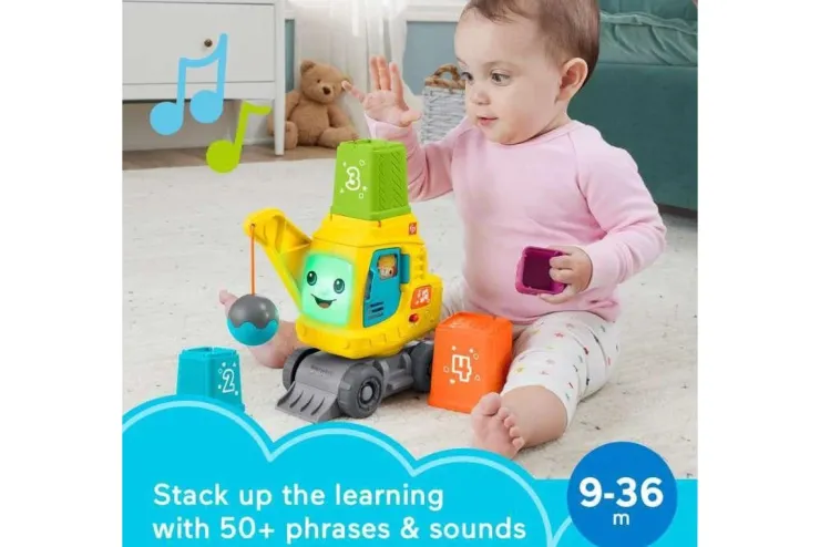 Fisher-Price Early Development Toys | Electronic Learning Products>Count & Stack Crane