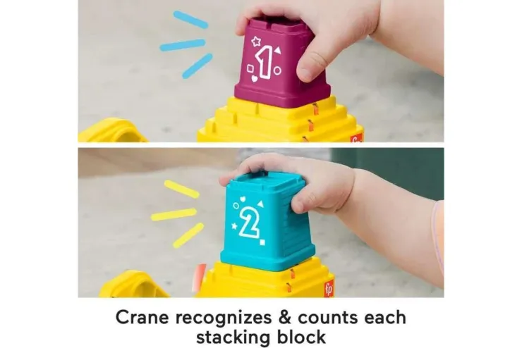 Fisher-Price Early Development Toys | Electronic Learning Products>Count & Stack Crane