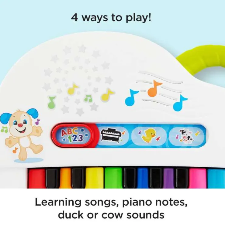 Fisher-Price Early Development Toys | Musical Toys>Laugh & Learn Silly Sounds Light-Up Piano