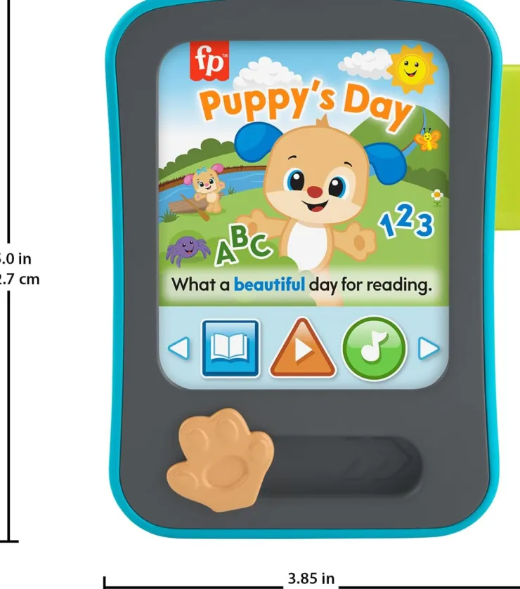 Fisher-Price Early Development Toys | Electronic Learning Products>* Laugh & Learn Puppy Storytime Reader