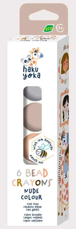 Haku Yoka Art Supplies | Drawing, Colouring & Painting>* Bead Crayons 6 pack - Nude colours