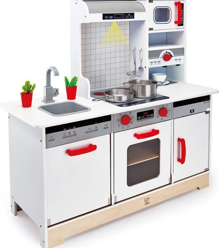 HAPE Kitchen & Food | Pretend Play>All-in-1 Kitchen