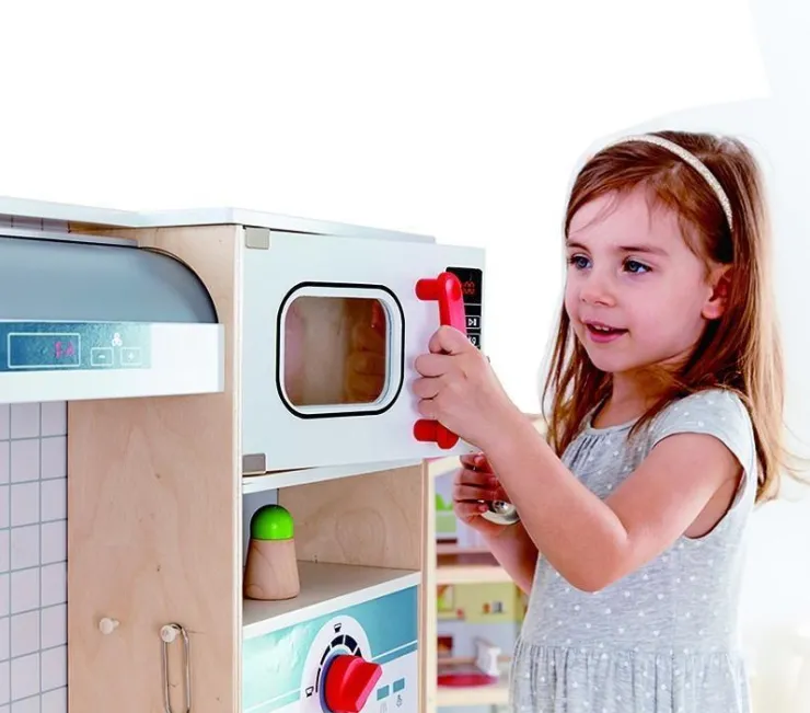 HAPE Kitchen & Food | Pretend Play>All-in-1 Kitchen