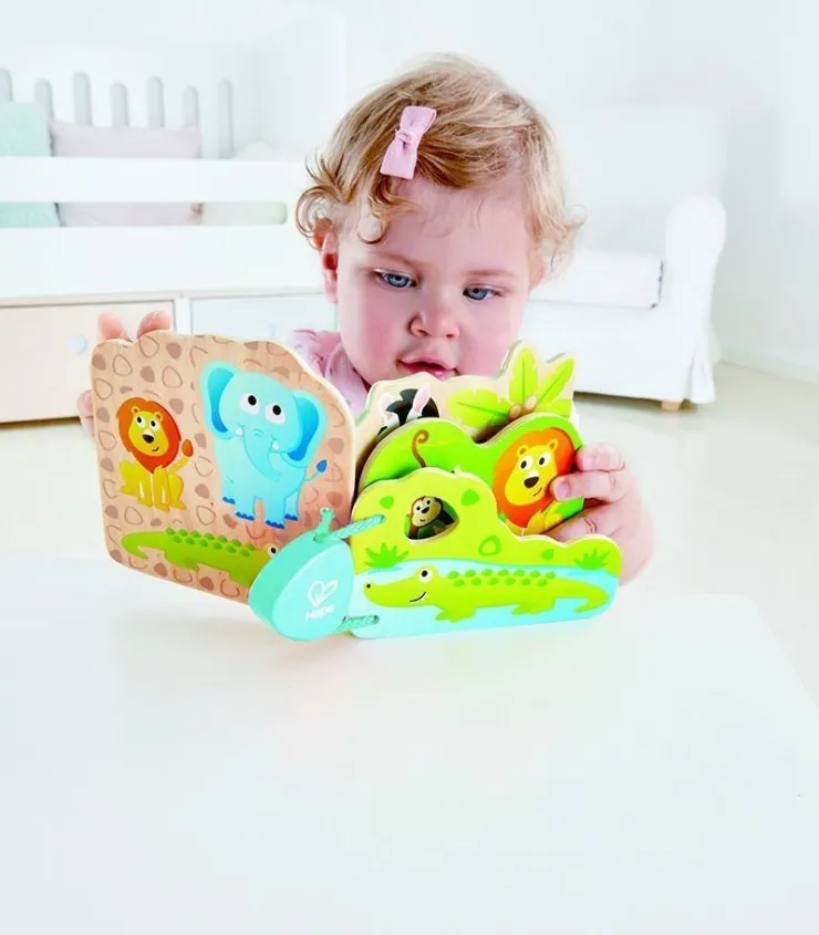 Hape Wooden Toys | Books>Baby's Wild Animal Book