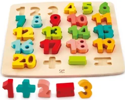 Hape Wooden Toys | Early Development Toys>Chunky Number Math Puzzle