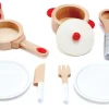 Hape Pretend Play | Kitchen & Food>Cook & Serve Set