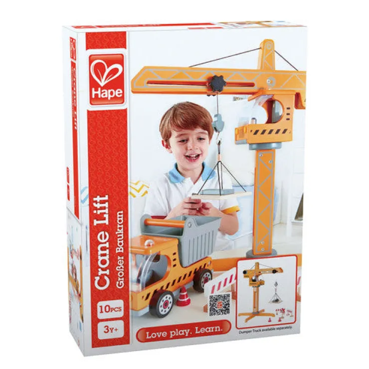 Hape Pretend Play | Wooden Toys>Crane Lift