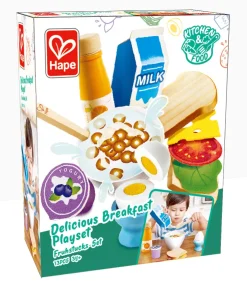 HAPE Kitchen & Food | Wooden Toys>Delicious Breakfast Playset