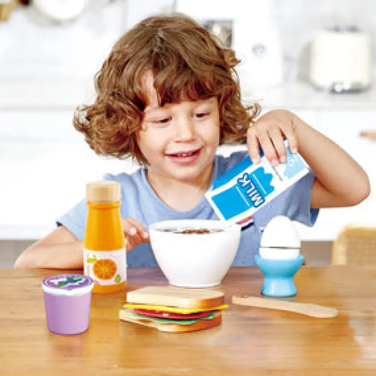 HAPE Kitchen & Food | Wooden Toys>Delicious Breakfast Playset