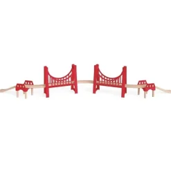 HAPE Wooden Toys | Trains & Train Sets>Extended Double Suspension Bridge