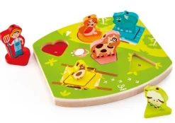 Hape Wooden Toys | Jigsaw Puzzles>Farmyard Sound Puzzle