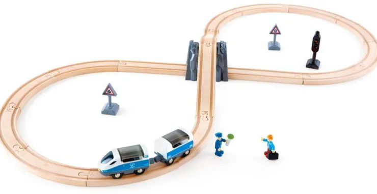 Hape Wooden Toys | Trains & Train Sets>Figure of 8 Safety Set