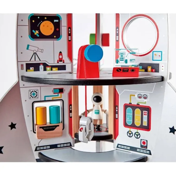 Hape Pretend Play | Wooden Toys>Four-Stage Rocket Ship