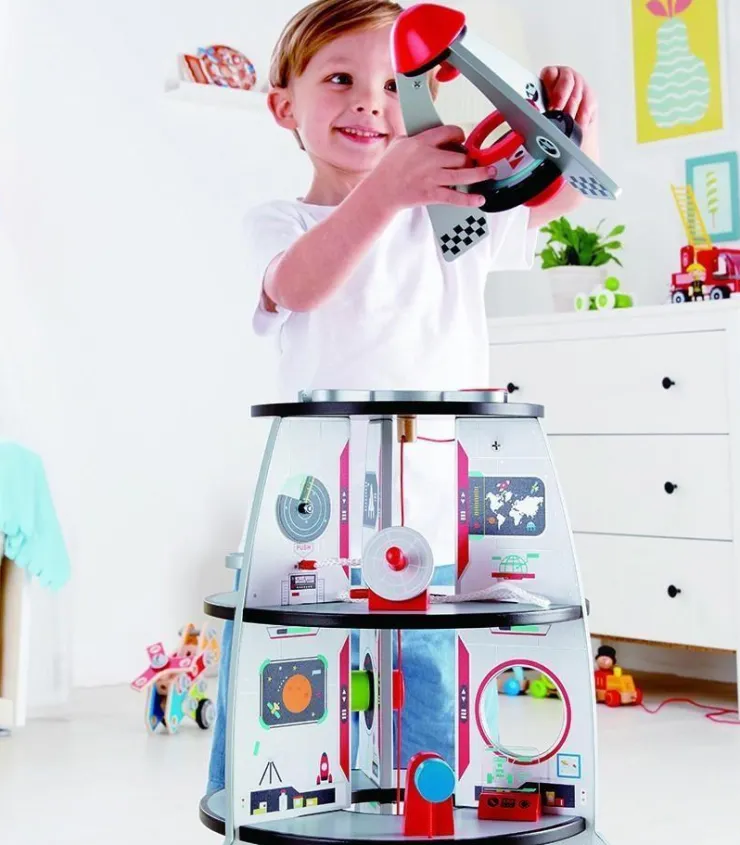 Hape Pretend Play | Wooden Toys>Four-Stage Rocket Ship