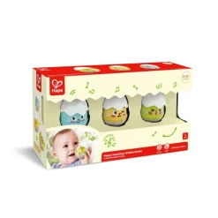 Hape Activities & Learning | Rattles & Teethers>Happy Hatching Wobble Rattles