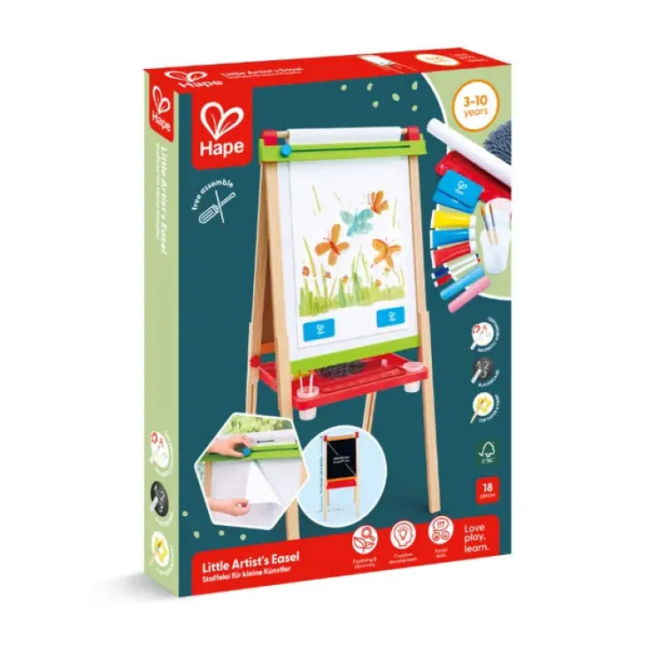 HAPE Wooden Toys | Art Supplies>Little Artists Easel