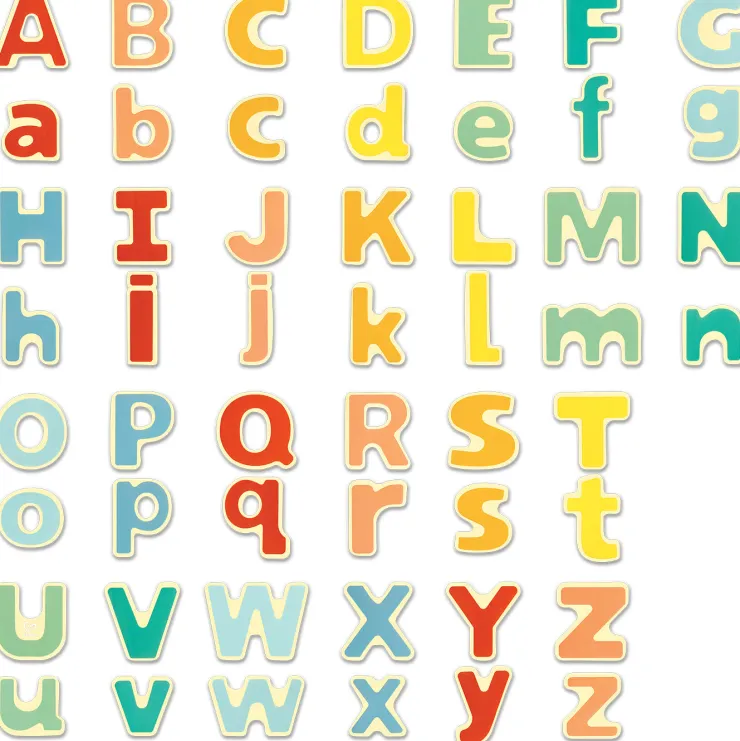 HAPE Wooden Toys | Early Development Toys>Magnetic Alphabet Letters 52pc