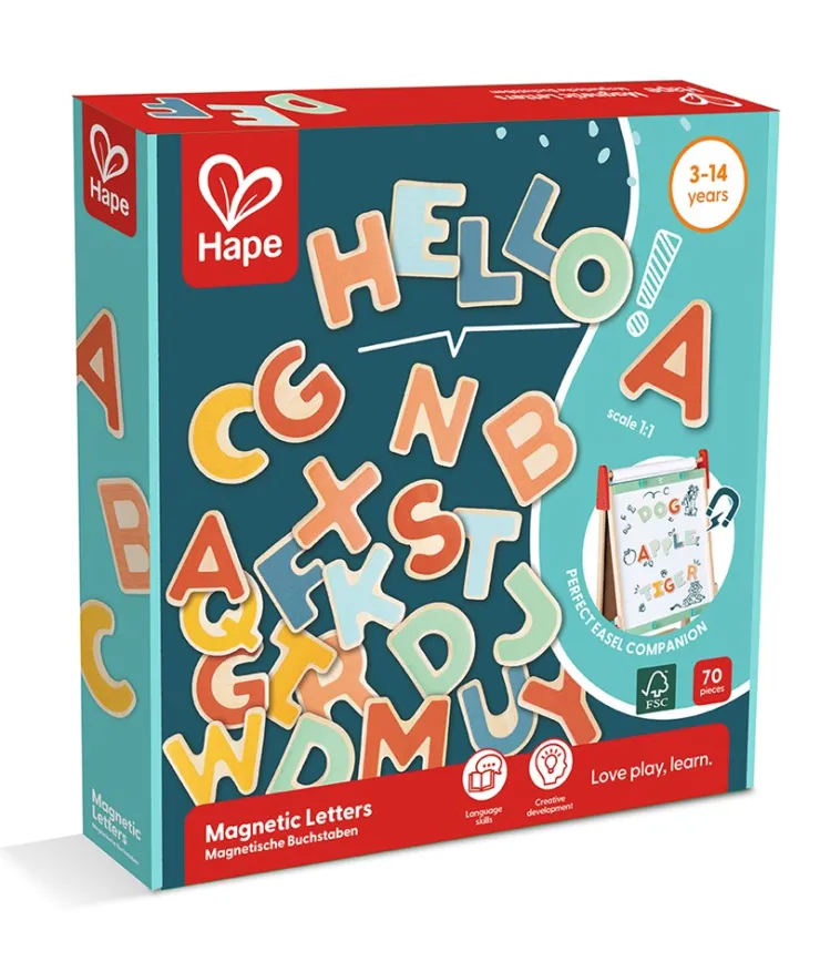 HAPE Wooden Toys | Early Development Toys>Magnetic Letters