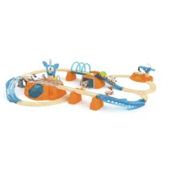 Hape Wooden Toys | Trains & Train Sets>Mars Exploration Rail Set